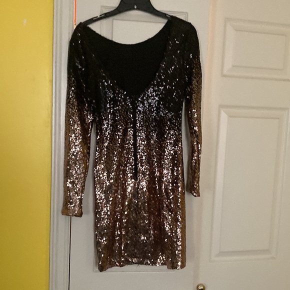 Charlotte Russe Ombré sequin dress - Picture 2 of 4